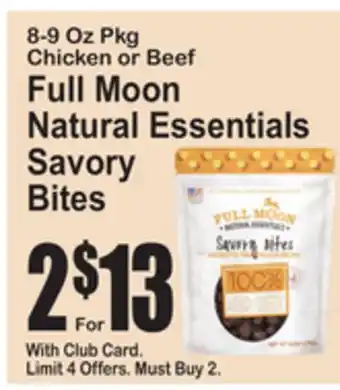 SuperFresh Full Moon Natural Essentials Savory Bites offer