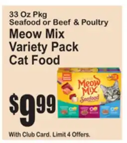 SuperFresh Meow Mix Variety Pack Cat Food offer