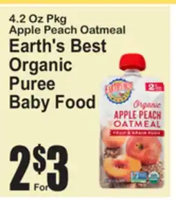 SuperFresh Earth's Best Organic Puree Baby Food offer