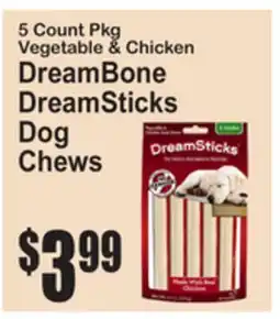 SuperFresh DreamBone DreamSticks Dog Chews offer