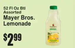 SuperFresh 52 Fl Oz Btl Assorted Mayer Bros. Lemonade offer