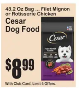 SuperFresh Cesar Dog Food offer
