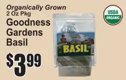 SuperFresh Goodness Gardens Basil offer