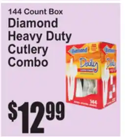 SuperFresh 144 Count Box Diamond Heavy Duty Cutlery Combo offer