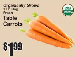 SuperFresh Organically Grown Table Carrots offer