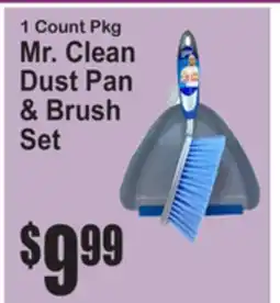SuperFresh Mr. Clean Dust Pan & Brush Set offer