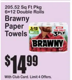 SuperFresh Brawny Paper Towels offer