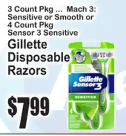 SuperFresh Gillette Disposable Razors offer