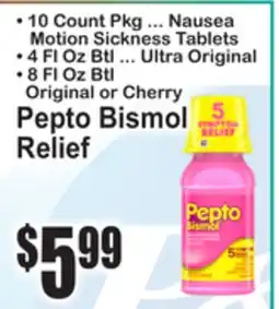 SuperFresh Pepto Bismol Relief offer