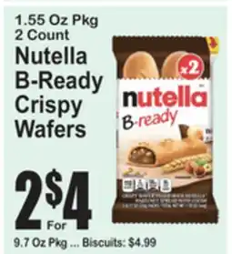 SuperFresh Nutella B-Ready Crispy Wafers offer