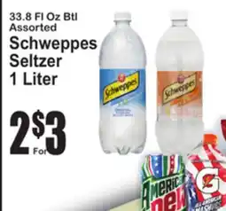 SuperFresh Schweppes Seltzer offer