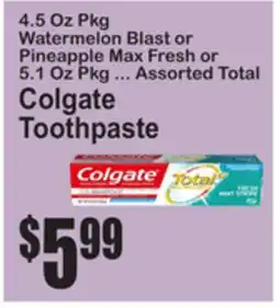 SuperFresh Colgate Toothpaste offer