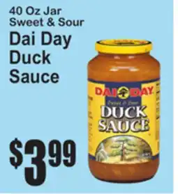 SuperFresh 40 Oz Jar Sweet & Sour Dai Day Duck Sauce offer