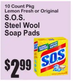 SuperFresh S.O.S. Steel Wool Soap Pads offer