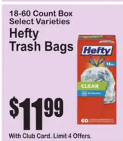 SuperFresh Hefty Trash Bags offer