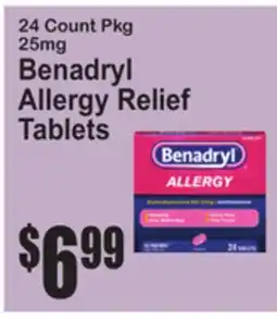 SuperFresh Benadryl Allergy Relief Tablets offer