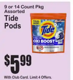 SuperFresh Tide Pods offer