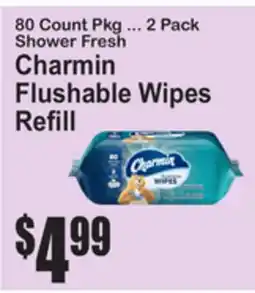 SuperFresh Charmin Flushable Wipes Refill offer