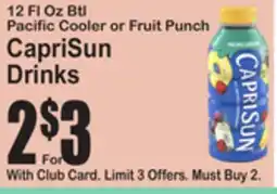 SuperFresh CapriSun Drinks offer