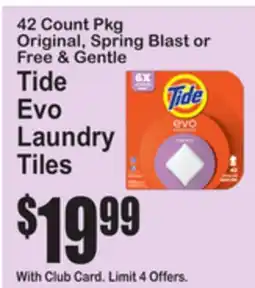 SuperFresh Tide Evo Laundry Tiles offer