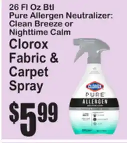 SuperFresh Clorox Fabric & Carpet Spray offer