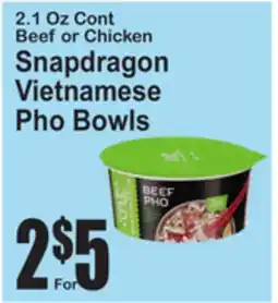 SuperFresh Snapdragon Vietnamese Pho Bowls offer