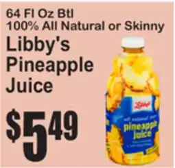 SuperFresh Libby's Pineapple Juice offer
