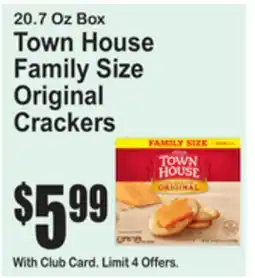 SuperFresh Town House Family Size Original Crackers offer
