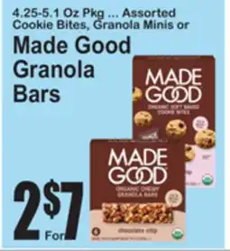 SuperFresh Made Good Granola Bars offer