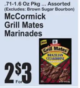 SuperFresh McCormick Grill Mates Marinades offer