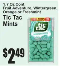 SuperFresh Tic Tac Mints offer