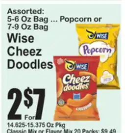 SuperFresh Wise Cheez Doodles offer