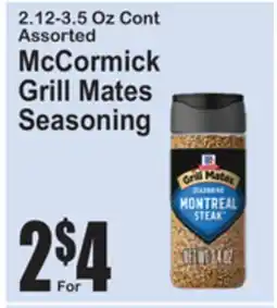 SuperFresh McCormick Grill Mates Seasoning offer
