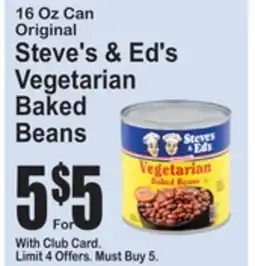SuperFresh Steve's & Ed's Vegetarian Baked Beans offer