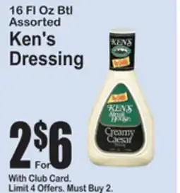 SuperFresh Ken's Dressing offer