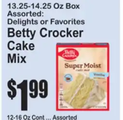 SuperFresh Betty Crocker Cake Mix offer