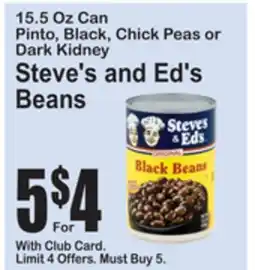 SuperFresh Steve's and Ed's Beans offer