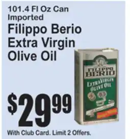 SuperFresh Filippo Berio Extra Virgin Olive Oil offer