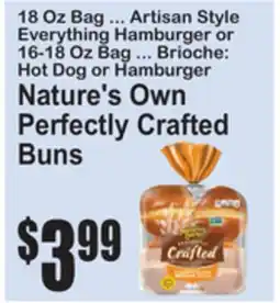 SuperFresh Nature's Own Perfectly Crafted Buns offer