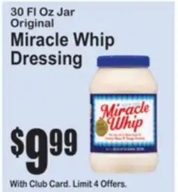 SuperFresh Original Miracle Whip Dressing offer