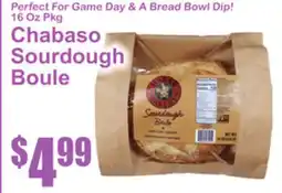 SuperFresh Chabaso Sourdough Boule offer