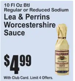 SuperFresh Lea & Perrins Worcestershire Sauce offer