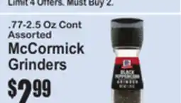 SuperFresh 77-2.5 Oz Cont Assorted McCormick Grinders offer