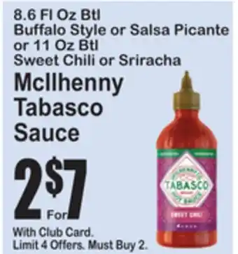 SuperFresh McIlhenny Tabasco Sauce offer