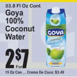 SuperFresh Goya 100% Coconut Water offer