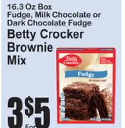 SuperFresh Betty Crocker Brownie Mix offer