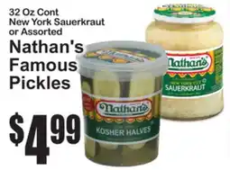 SuperFresh Nathan's Famous Pickles offer