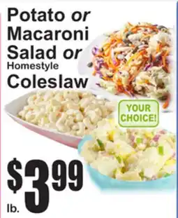 SuperFresh Potato or Macaroni Salad or Homestyle Coleslaw offer