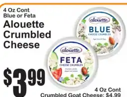 SuperFresh Alouette Crumbled Cheese offer