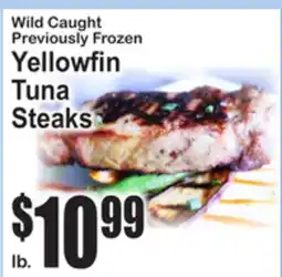 SuperFresh Wild Caught Previously Frozen Yellowfin Tuna Steaks offer